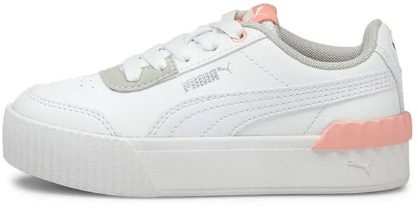 中童 PUMA Carina Lift 休閒 低幫 兒童板鞋 白粉 Buy 中童 PUMA Carina Lift 休閒 低幫 兒童板鞋 白粉