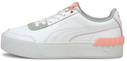 (Preschool) Puma Carina Lift 'White Pink Grey' 374225-01 (Preschool) Puma Carina Lift 'White Pink Grey' 374225-01