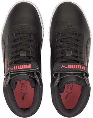 (Youth) Puma Carina Mid Mid-high Board Shoes Black/White 374440-02 Lookbook (Youth) Puma Carina Mid Mid-high Board Shoes Black/White 374440-02