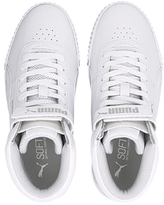 (Youth) Puma Carina Mid Mid-high Board Shoes White 374440-01 Lookbook (Youth) Puma Carina Mid Mid-high Board Shoes White 374440-01