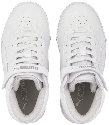 (Preschool) Puma Carina Mid 'White Velcro' 374441-01 Lookbook (Preschool) Puma Carina Mid 'White Velcro' 374441-01