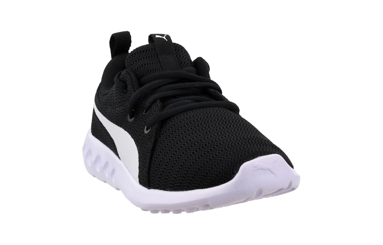 Lookbook 幼童 Puma Carson 2 AC 防滑透氣 低幫休閒運動鞋 黑白