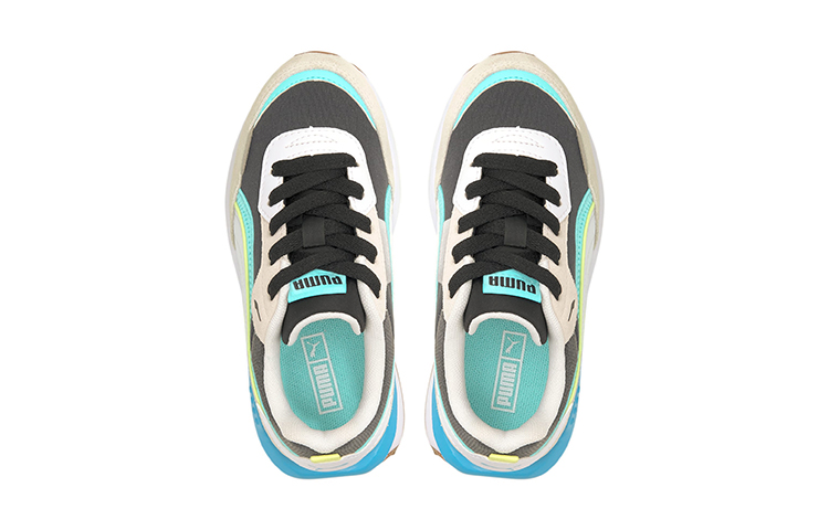 Lookbook (PS) 彪马城市骑士 '米色黑绿' 382674-02