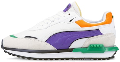(Preschool) Puma City Rider 'White Purple Green' 382667-02 (Preschool) Puma City Rider 'White Purple Green' 382667-02