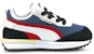 (PS) Puma City Rider AC 'Patchwork Biru Hitam Merah' 382676-03