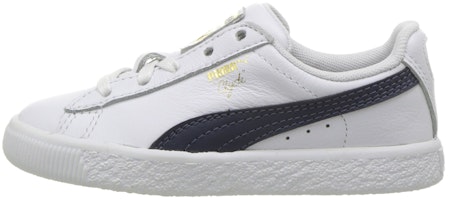 (Preschool) Puma Clyde 'White Blue' 364663-03 (Preschool) Puma Clyde 'White Blue' 364663-03