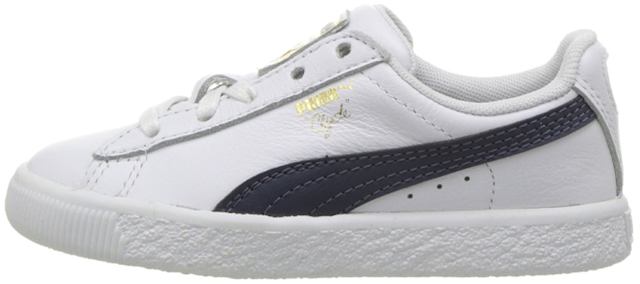(Preschool) Puma Clyde 'White Blue' 364663-03 Buy (Preschool) Puma Clyde 'White Blue' 364663-03