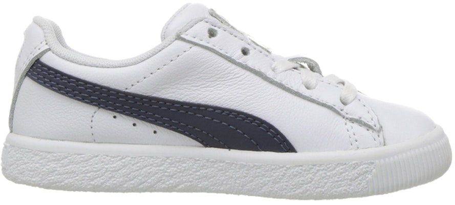 (Preschool) Puma Clyde 'White Blue' 364663-03 Order (Preschool) Puma Clyde 'White Blue' 364663-03