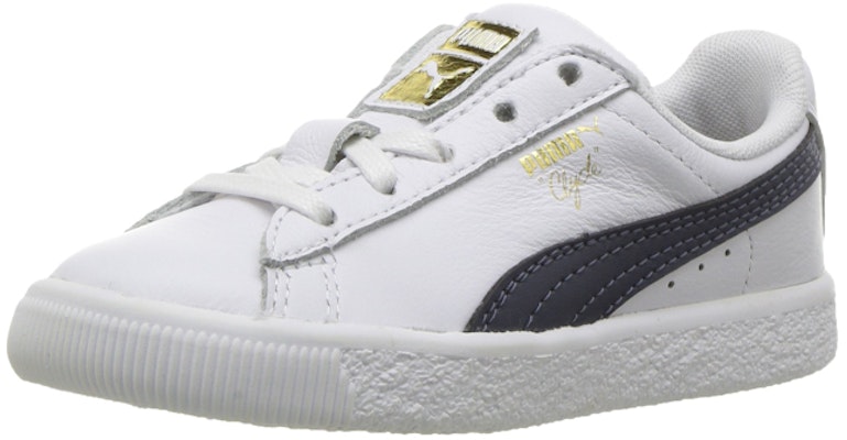 (Preschool) Puma Clyde 'White Blue' 364663-03 Lookbook (Preschool) Puma Clyde 'White Blue' 364663-03