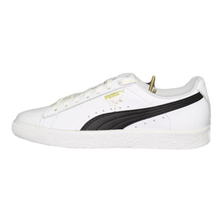 (Preschool) Puma Clyde Core L Foil Jr 'White Black' 364661-01