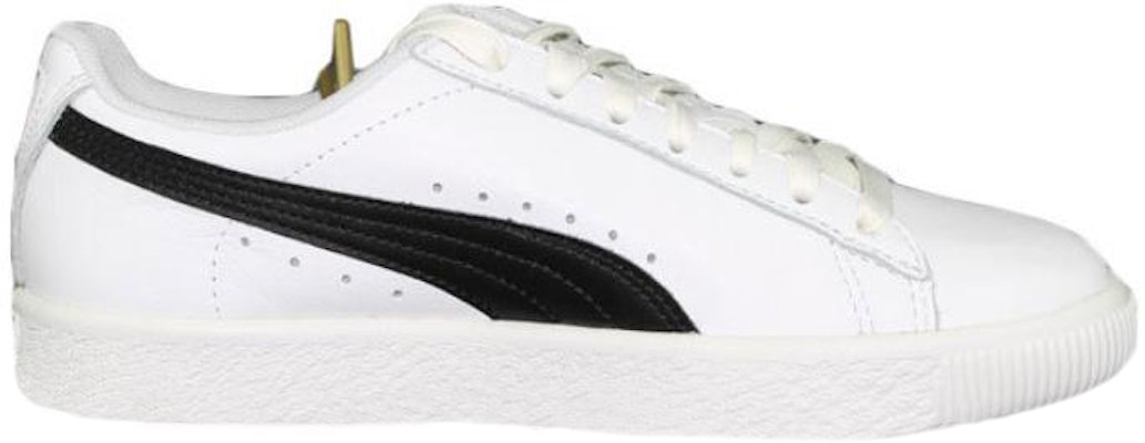 (Preschool) Puma Clyde Core L Foil Jr 'White Black' 364661-01 Order (Preschool) Puma Clyde Core L Foil Jr 'White Black' 364661-01