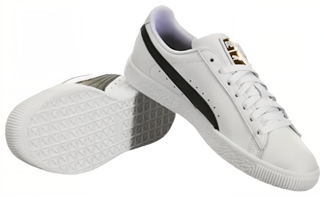 (Preschool) Puma Clyde Core L Foil Jr 'White Black' 364661-01 Shop (Preschool) Puma Clyde Core L Foil Jr 'White Black' 364661-01