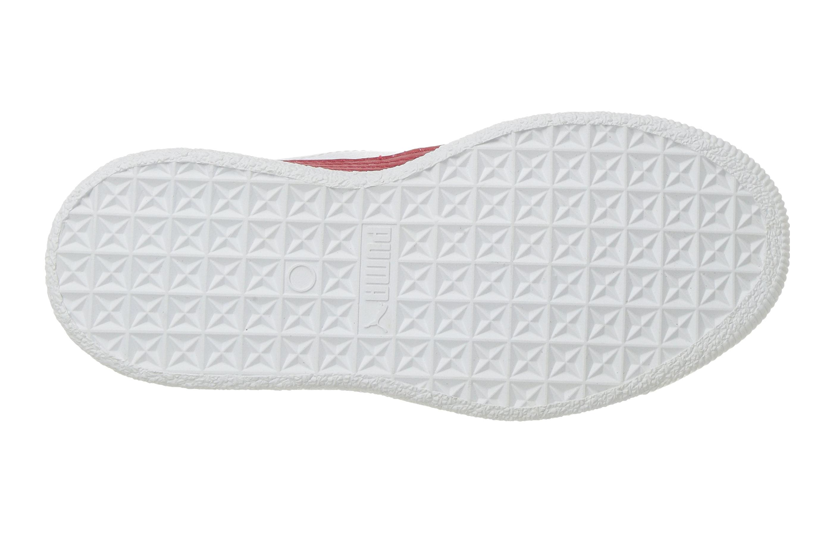 Sizing (Preschool) Puma Clyde Court 'White Red' 364662-04