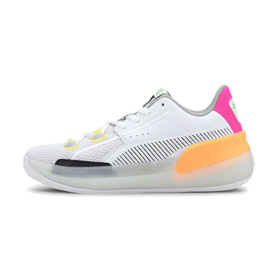 (PS) Puma Clyde Hardwood Retro Fantasy 'White Pink Orange'