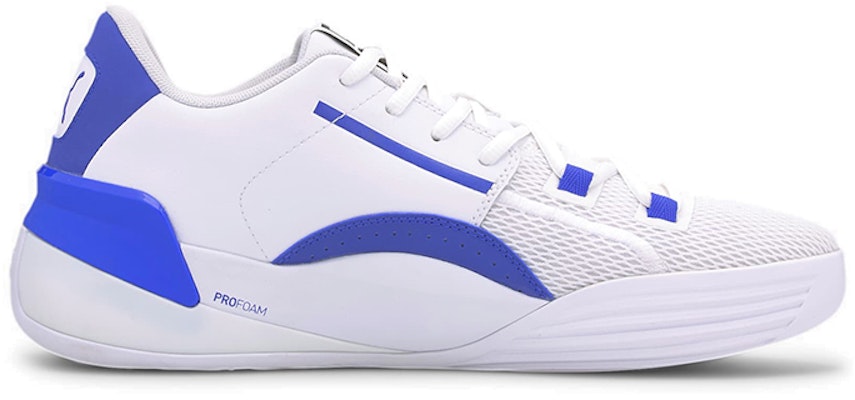 (Preschool) Puma Clyde Hardwood Team 'White Blue' 194455-05 Order (Preschool) Puma Clyde Hardwood Team 'White Blue' 194455-05