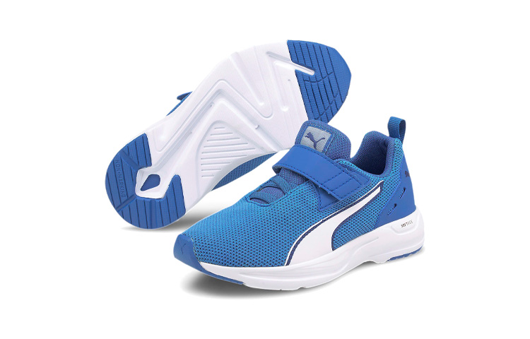 Lookbook 幼童 Puma Comet 藍色 運動鞋