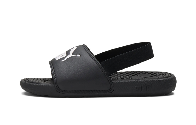 (Preschool) Puma Cool Cat 'Sleek Black with Backstrap' 382727-01
