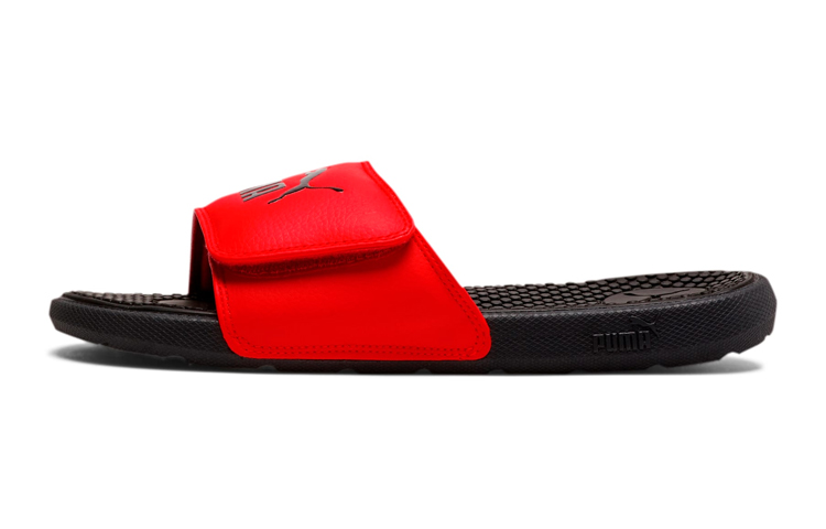 (Preschool) Puma Cool Cat V Slide 'Black Red' 371030-04