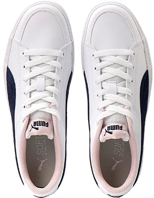 (Preschool) Puma Court Point Vulc V2 'Black Pink White' 366142-20 Lookbook (Preschool) Puma Court Point Vulc V2 'Black Pink White' 366142-20