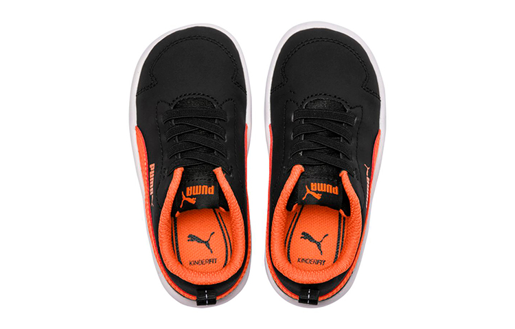 Lookbook (PS) Zapatillas Puma Courtflex Leisure Naranja/Negro/Blanco 362650-15
