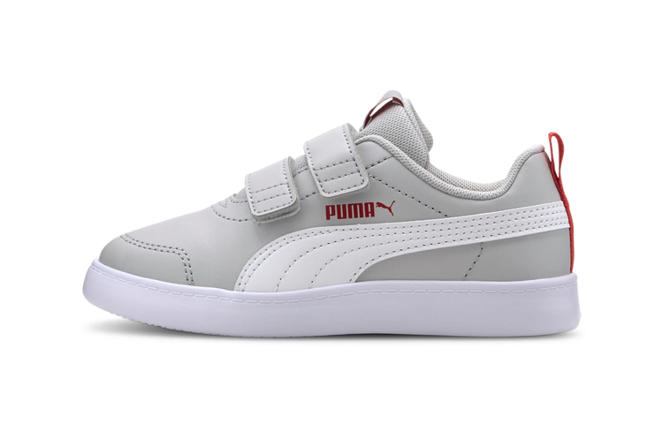 (Preschool) Puma Courtflex V2 'Grey Red' 371543-02