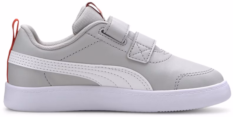 (Preschool) Puma Courtflex V2 'Grey Red' 371543-02 Order (Preschool) Puma Courtflex V2 'Grey Red' 371543-02
