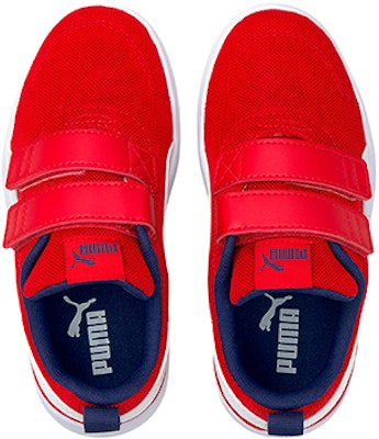 (PS) 彪马Courtflex V2 '红色童鞋' 371758-06 Lookbook (PS) 彪马Courtflex V2 '红色童鞋' 371758-06