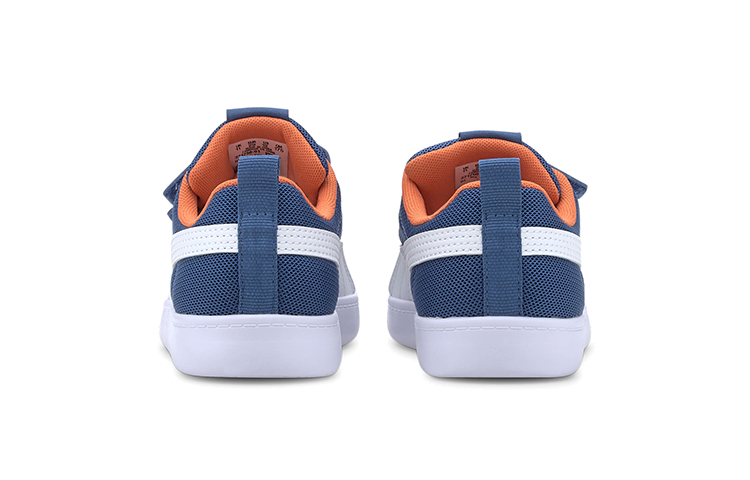 Shop (PS) Puma Courtflex V2 Vrijetijdsschoenen Blauw/Oranje 371758-01