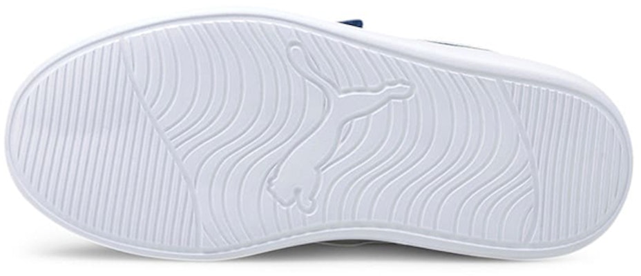 (Preschool) Puma Courtflex V2 Mesh Bright White Neon 'Blue' 371758-07 Purchase (Preschool) Puma Courtflex V2 Mesh Bright White Neon 'Blue' 371758-07