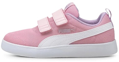 (Preschool) Puma Courtflex V2 Mesh 'Pink White' 371758-08 (Preschool) Puma Courtflex V2 Mesh 'Pink White' 371758-08