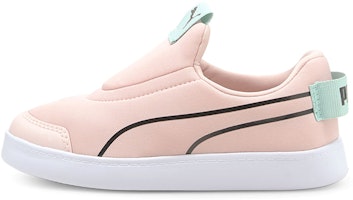 (Preschool) Puma Courtflex V2 Slip-On 'Pink Green' 374858-08 (Preschool) Puma Courtflex V2 Slip-On 'Pink Green' 374858-08