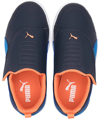 (PS) Puma Courtflex V2 Sneakers Blauw 372995-01 Lookbook (PS) Puma Courtflex V2 Sneakers Blauw 372995-01