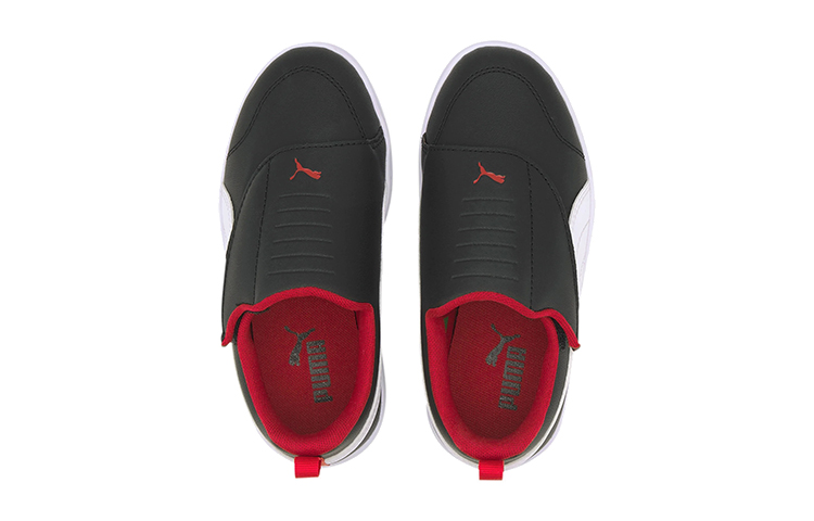 Lookbook (PS) Puma Courtflex V2 Sneakers Bianco/Rosso 372995-02