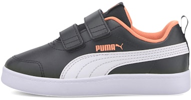 (Preschool) Puma Courtflex v2 V 'Black White' 371543-09 (Preschool) Puma Courtflex v2 V 'Black White' 371543-09