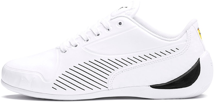 (Youth) Puma Ferrari Drift Cat 7s Ultra Low Top Running Shoes White/Black 306426-02 Buy (Youth) Puma Ferrari Drift Cat 7s Ultra Low Top Running Shoes White/Black 306426-02