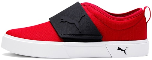 (Preschool) Puma El Rey Canvas Slip-on 'Red White Black' 368600-02 (Preschool) Puma El Rey Canvas Slip-on 'Red White Black' 368600-02