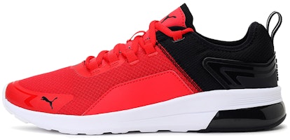(Preschool) Puma Electron Street Era (Big ) Shoes Black/Red/White 374694-02 (Preschool) Puma Electron Street Era (Big ) Shoes Black/Red/White 374694-02