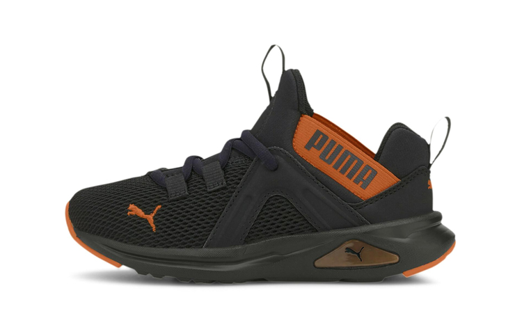Buy (PS) プーマ エンゾ2 ウィーブ 黒オレンジ 193166-07