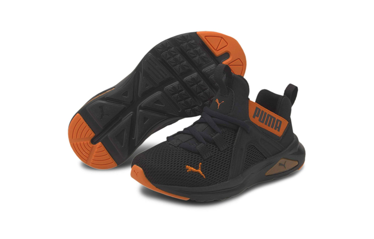 Lookbook (PS) プーマ エンゾ2 ウィーブ 黒オレンジ 193166-07