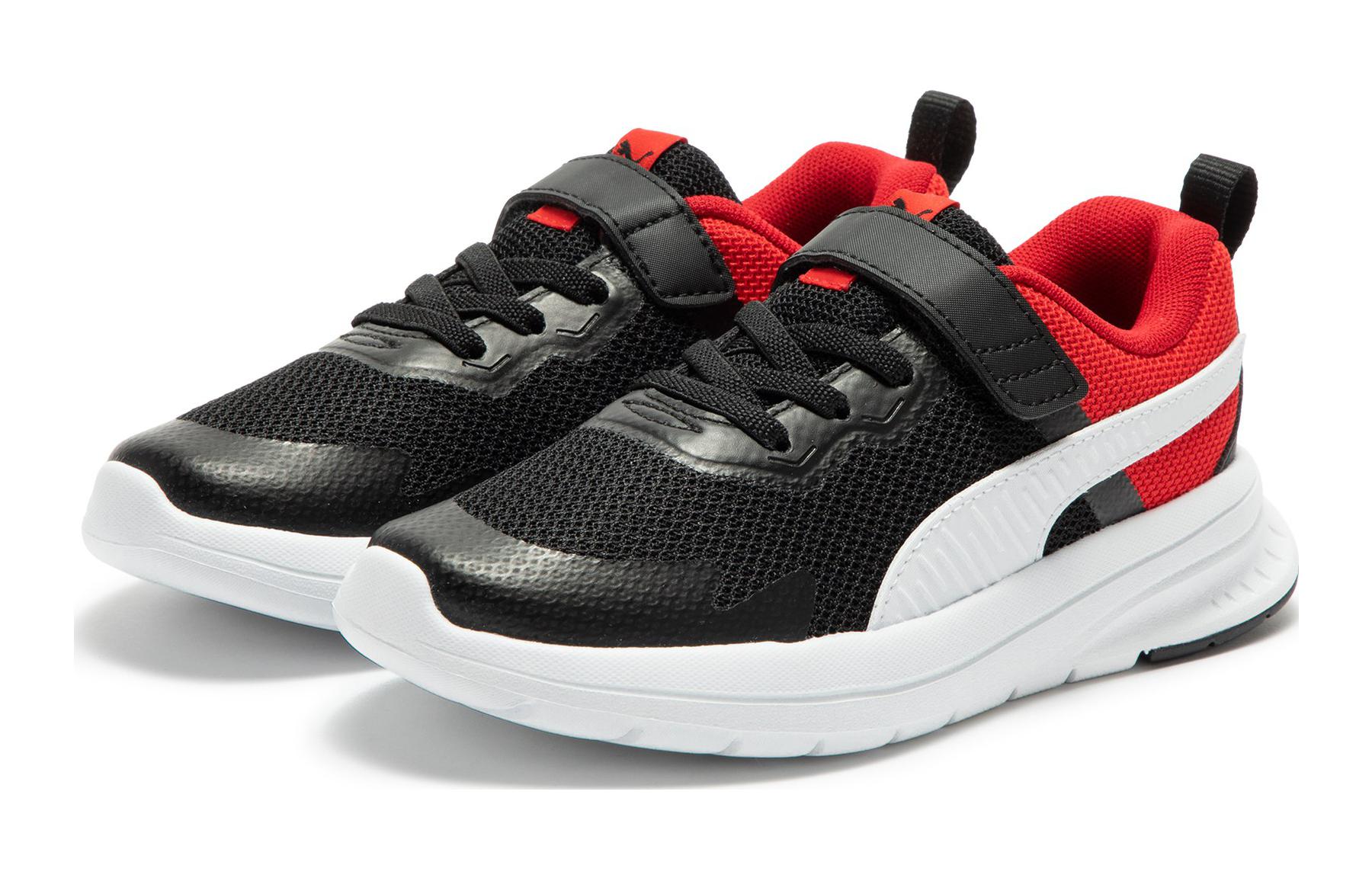 Lookbook (PS) Puma Evolve Run Mesh Cierre Alternativo 'Negro Rojo' 386239-01