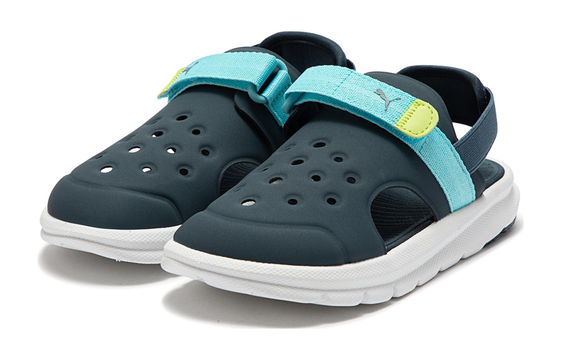 Lookbook (PS) プーマ エヴォルブ サンダル (ネイビー) 390692-02