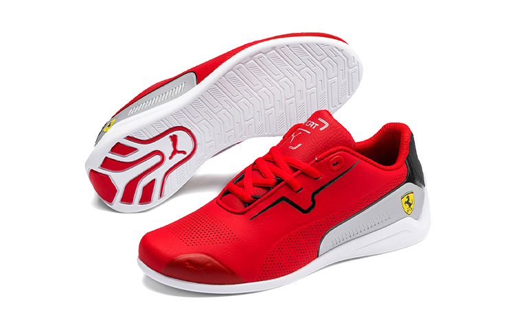 Shop 大童 Puma Ferrari Drift Cat 8 紅灰白 低筒訓練鞋