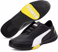 Purchase (PS) Puma Ferrari Kart Cat III Sneaker Schwarz/Weiß/Gelb Low-Top Herrenschuhe 306425-05