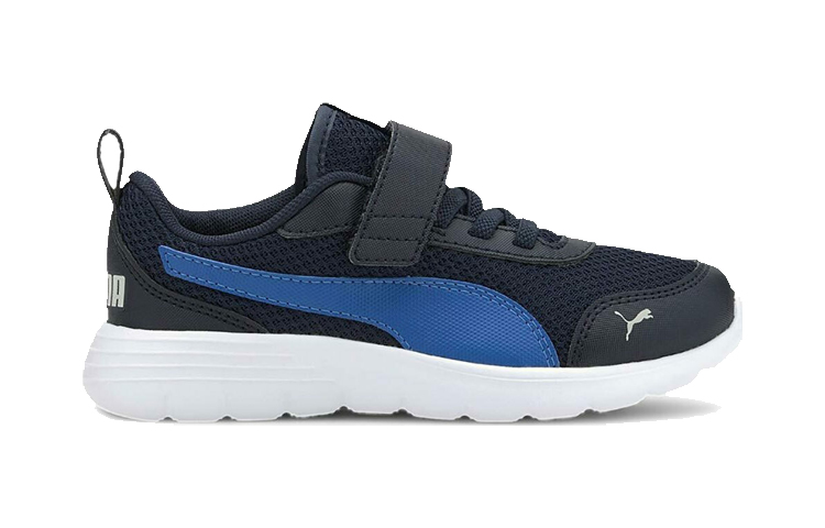 Order 幼童 Puma Flex Renew 輕便透氣 魔術貼運動鞋 黑藍色