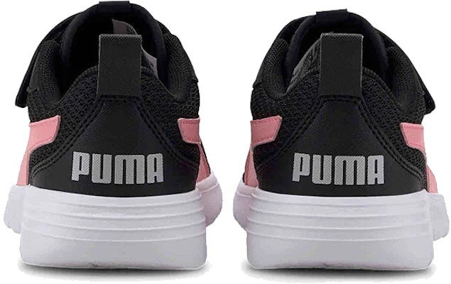 幼童 Puma Flex Renew 輕便透氣 魔術貼運動鞋 黑粉色 Shop 幼童 Puma Flex Renew 輕便透氣 魔術貼運動鞋 黑粉色