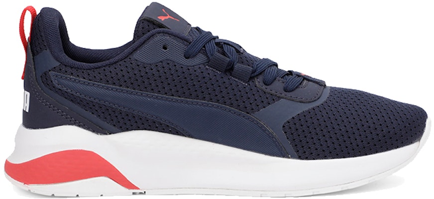 (Youth) Puma Flex Renew Low Top Running Shoes Blue/White/Red 372080-03 Order (Youth) Puma Flex Renew Low Top Running Shoes Blue/White/Red 372080-03
