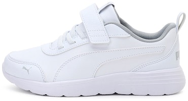(Preschool) Puma Flex Renew SL AC SoftFoam+ Little Kid 'White Grey' 372084-01 (Preschool) Puma Flex Renew SL AC SoftFoam+ Little Kid 'White Grey' 372084-01