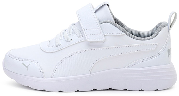 (Preschool) Puma Flex Renew SL AC SoftFoam+ Little Kid 'White Grey' 372084-01 Buy (Preschool) Puma Flex Renew SL AC SoftFoam+ Little Kid 'White Grey' 372084-01