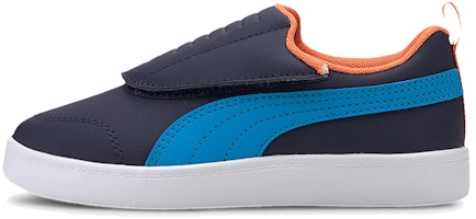(Preschool) Puma Courtflex V2 Sneakers Blue 372995-01 (Preschool) Puma Courtflex V2 Sneakers Blue 372995-01