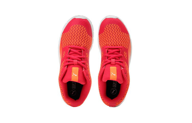 Shop (Preschool) Puma Flexracer Techtribe 'Orange Red' 190425-01